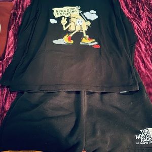 Men North Face 2 Piece Set